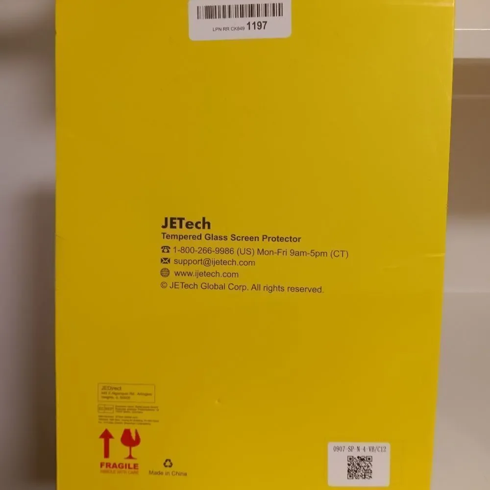 JETech Screen Protector for iPad Pro 12.9-Inch (2015/2017 Model, 1st/2nd Generat